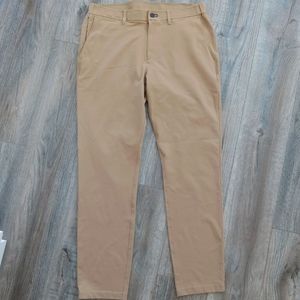 Public Rec 33 x 32 ' All Day Every Day ' travel pant cycling commuting work tan